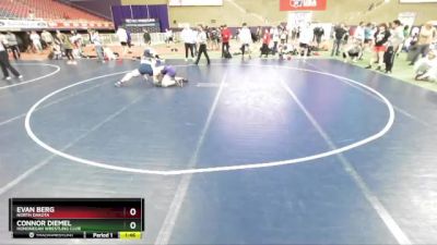 164-169 lbs Round 2 - Connor Diemel, Hononegah Wrestling Club vs Evan Berg, North Dakota