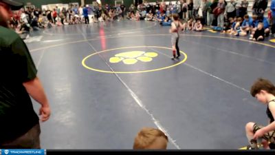 49-54 lbs Champ. Round 1 - Kasen Christensen, Broken Bow Wrestling Club vs Jet Julian, Bryan Youth Wrestling Club