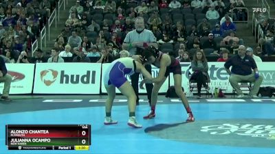 106 lbs Champ. Round 1 - Alonzo Chantea, Plymouth vs Julianna Ocampo, New Haven