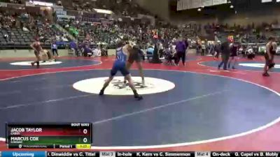 6A 132 lbs Cons. Round 1 - Jacob Taylor, Cabot vs Marcus Cox, Conway