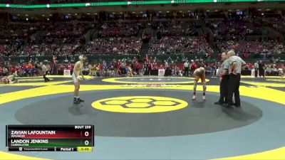 D2-106 lbs Cons. Round 3 - Landon Jenkins, Carrollton vs Zavian LaFountain, Wauseon