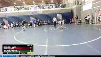 50 lbs Round 1 - Waylon Martin, Mountain Man Wrestling Club vs Trenton Boisa, Warriors Of Christ