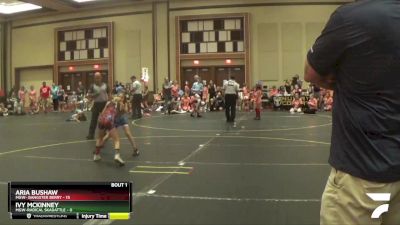 66 lbs Round 1 (4 Team) - Aria Bushaw, MGW- Bangster Berry vs Ivy McKinney, MGW-Radical Skadattle