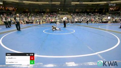 51 lbs 2nd Place - Lakely Kraft, Bridge Creek Youth Wrestling vs Bree Leyba, Team Tulsa Wrestling Club