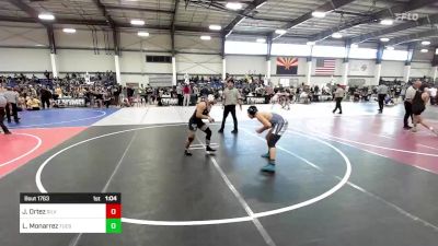 138 lbs Consi Of 8 #1 - Jayro Ortez, Silverback WC vs Leodolfo Monarrez, Tucson Pride WC