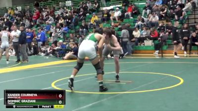 150 lbs Cons. Round 7 - Xander Courneya, Brighton HS vs Dominic Graziani, TINORA