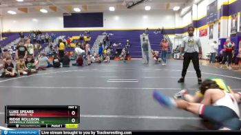 125 lbs Round 1 (6 Team) - Ridge Rollison, Summerville Takedown vs Luke Spears, West Wateree