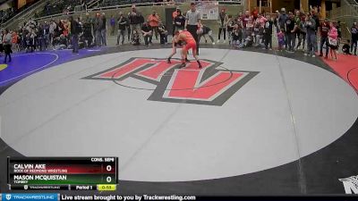 77 lbs Cons. Semi - Mason McQuistan, Tombey vs Calvin Ake, Rock Of Redmond Wrestling