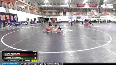 125 lbs Cons. Semi - Elijah Asuncion, Missouri Valley vs Cevion Severado, Unattached Grand View (Iowa)