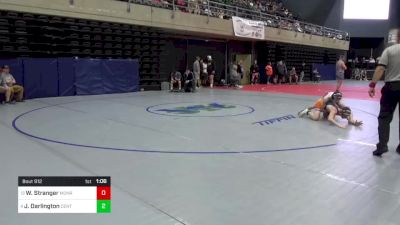 125 lbs Quarterfinal - Wyatt Stranger, Monroeton, PA vs Jack Darlington, Centre Hall, PA