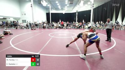 134 lbs Consi Of 4 - Matthew Farley, Pirate Wrestling Club vs Chad Sadaka, Olympic