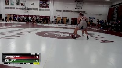 174 lbs Cons. Round 3 - Cael Meyer, Upper Iowa vs Camren Dennee, UW - La Crosse