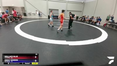 126 lbs Round 2 (8 Team) - Wallace Blue, Alabama vs Drew Hanson, Michigan