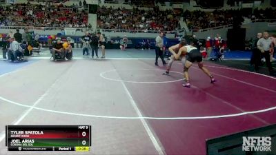 D1-165 lbs Cons. Round 3 - Tyler Spatola, Desert Ridge vs Joel Arias, Corona Del Sol