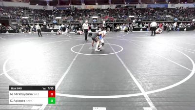 133 lbs Consi Of 16 #2 - Mirolim Mirkhaydarov, Wilson Central vs Caden Agcopra, Marksmen Wrestling Club