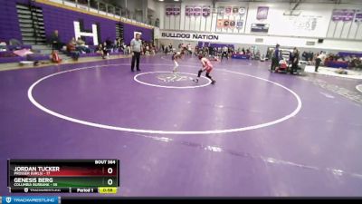 100 lbs Cons. Round 4 - Jordan Tucker, Prosser (Girls) vs Genesis Berg, Columbia Burbank