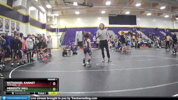 60 lbs Round 1 (6 Team) - Nathanael Kanagy, Team Bear vs Meredith Hall, Gaston Grizzles