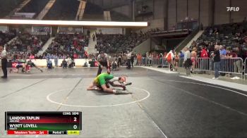 165 lbs Cons. Semi - Wyatt Lovell, Pratt vs Landon Taplin, Abilene