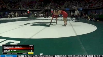 197 lbs Round of 16 - David-Brian Whisler, Maryland vs Hunter Ritter, Wisconsin