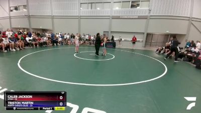 106 lbs Semis & 3rd Wb (16 Team) - Caleb Jackson, Utah vs Triston Martin, North Dakota Blue