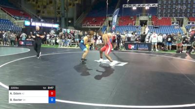 220 lbs Rnd Of 64 - Aidan Odom, Arizona vs Blaize Baxter, Oklahoma