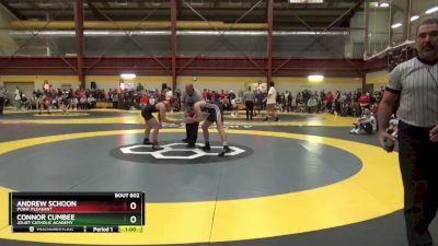 150 lbs Cons. Round 2 - Andrew Schoon, Point Pleasant vs Connor Cumbee, Joliet Catholic Academy