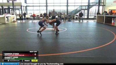 B-14 lbs Quarterfinal - Gannon O`Shea, Northeast Iowa Wrestling Club vs Garrett Spier, Hammerin Hawks