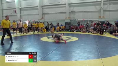 105 lbs Pools - Ella Thomas, NE United (OH) vs Olivia Kearns, PA West