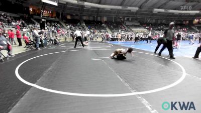 75 lbs Final - Bronc Sumpter, Vian Wrestling Club vs King Robinson, Pin-King All Stars