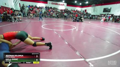 135 lbs Semifinal - Kayla Ganac, Los Osos vs Jestinah Solomua, Corona Senior