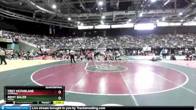 3A 126 lbs Quarterfinal - Remy Baler, Teton vs Trey McFarlane, Homedale