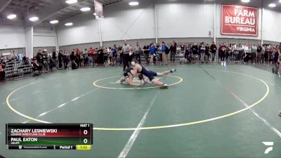 100 lbs Champ. Round 1 - Zachary Lesniewski, Legend Wrestling Club vs Paul Eaton, Joliff