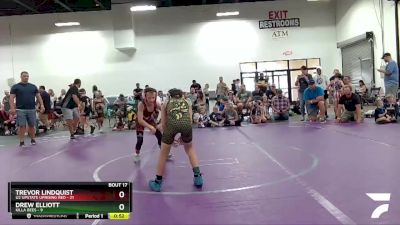 68 lbs Round 5 (8 Team) - Drew Elliott, Killa Bees vs Trevor Lindquist, U2 Upstate Uprising Red