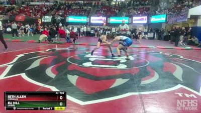 A - 132 lbs Cons. Round 2 - Eli Hill, Laurel vs Seth Allen, Corvallis