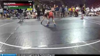 G-97 lbs Round 3 (4 Team) - Lilly Quintanilla, Team WY vs Isla Schemmel, Team IA