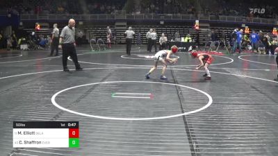 50 lbs Round Of 32 - Maverick Elliott, Delaware Valley vs Carson Shaffron, Everett