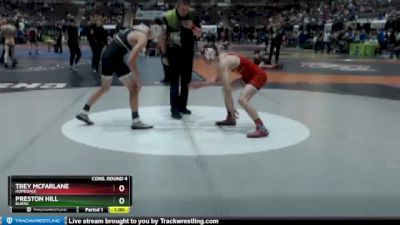 132 lbs Cons. Round 4 - Preston Hill, Burns vs Trey McFarlane, Homedale