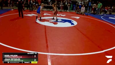 59 lbs Semifinal - Aksel Polson, Thermopolis Wrestling Club vs Jonah Reynolds, Natrona Colts Wrestling Club