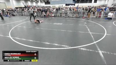 59 lbs Champ. Round 1 - Waylon Norris, Summit Wrestling Academy vs Owen Rodriguez, Wisconsin