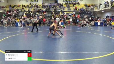 122 lbs Final - Kamdyn Borrero, Ramblers W.C. vs Grayson Davis, Chestnut Ridge