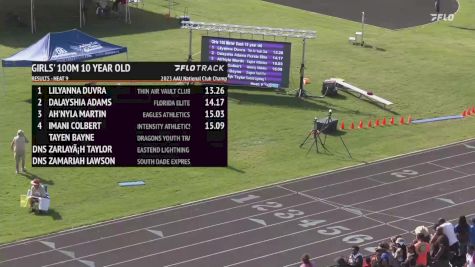 Youth Girls' 100m, Prelims 10 - Age 10