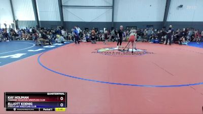 94-101 lbs Quarterfinal - Kay Holiman, Thunder Mountain Wrestling Club vs Elliott Koenig, Steelclaw Wrestling Club