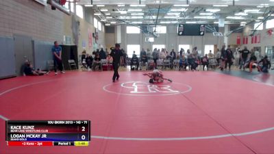 71 lbs Cons. Semi - Kace Kunz, Bear Lake Wrestling Club vs Logan McKay Jr, Idaho Gold