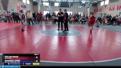 106 lbs Round 1 - Taylor Drake, Kuna Klub vs Shannon Jones, Skyline Wrestling Club