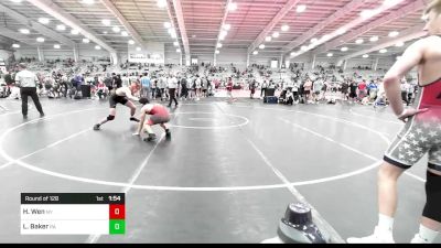 145 lbs Round Of 128 - Hanson Wen, NY vs Logan Baker, PA