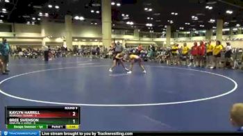 107 lbs Round 9 (10 Team) - Bree Swenson, Iowa Pin-A-Sarus vs Kaylyn Harrill, Nebraska Tsunami