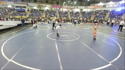 57 lbs Quarterfinal - Owen Boyle, Bear Cave vs Logan Clarendon, Black Fox Wrestling Academy