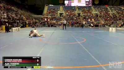 120 lbs Cons. Round 2 - Carson Kozojed, Hillsboro-Central Valley vs Alex Tandeski, Northern Lights