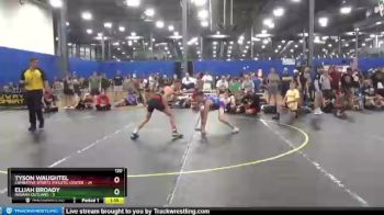 120 lbs Round 1 (6 Team) - Elijah Broady, Indiana Outlaws vs Tyson Waughtel, Combative Sports Athletic Center