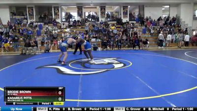 287 lbs Cons. Round 2 - Kadarius Pitts, Beauregard HS vs Brodie Brown, W. S. Neal